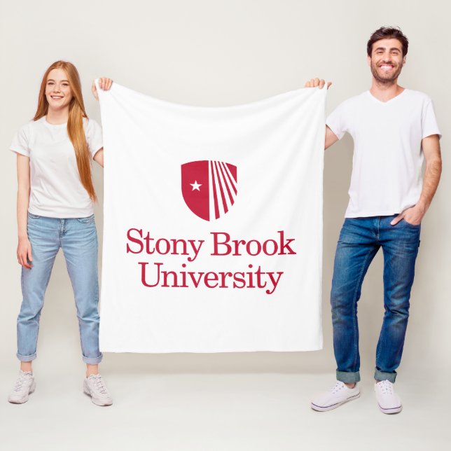 Stony Brook University | Wordmark Fleece Blanket (In Situ)