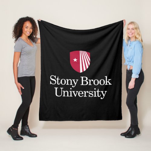 Stony Brook University  Wordmark Fleece Blanket