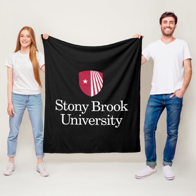 Stony Brook University | Wordmark Fleece Blanket (In Situ)