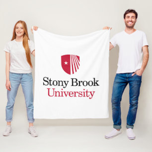 Stony Brook University Wordmark Fleece Blanket