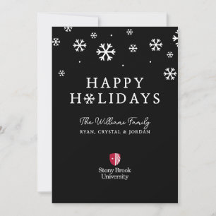 Stony Brook University Wordmark Holiday Card