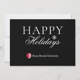 Stony Brook University Wordmark Holiday Card