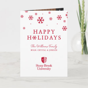 Stony Brook University Wordmark Holiday Card