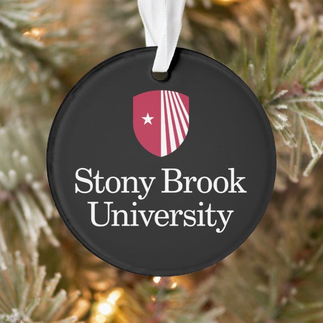 Stony Brook University | Wordmark Ornament (Tree)