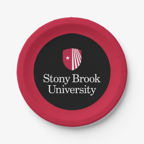 Stony Brook University  Wordmark Paper Plates