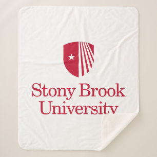 Stony Brook University Wordmark Sherpa Blanket