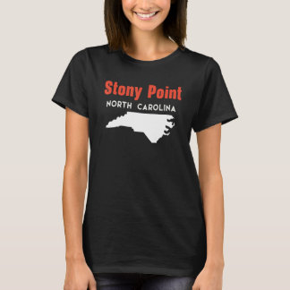 Stony Point North Carolina Usa State America Trave T-Shirt