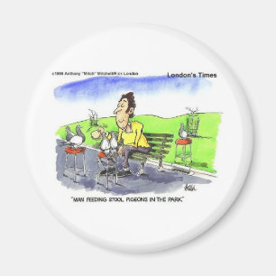 Stool Pigeons Funny Gifts Tees & Collectibles Magnet