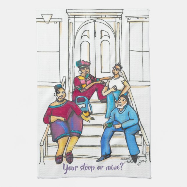 Stoop Stories Kitchen Towel (Vertical)