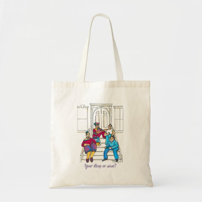 Stoop Stories Tote Bag (Front)