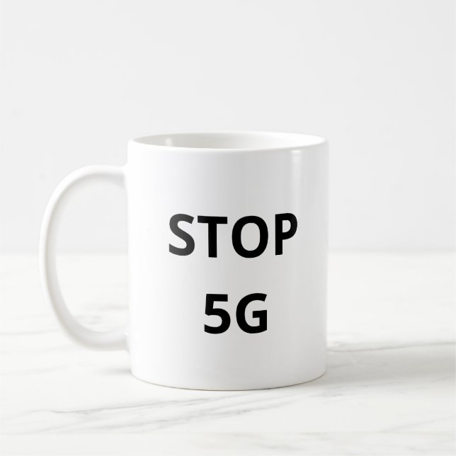 Stop 5G Coffee Mug (Left)