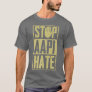 Stop AAPI Hate Stop Hand Sign Asian American Pride T-Shirt