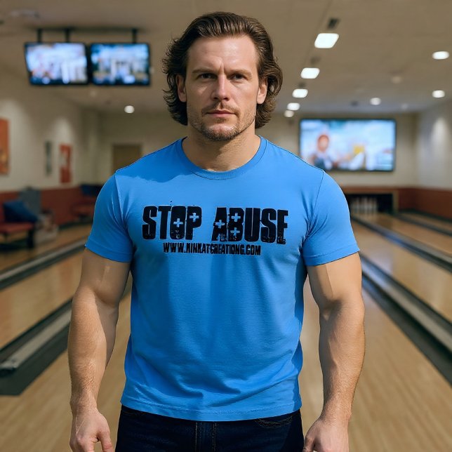 Stop Abuse Tri-Blend Shirt (Creator Uploaded)
