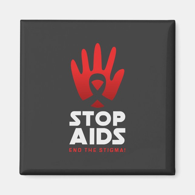 Stop Aids Magnet (Front)