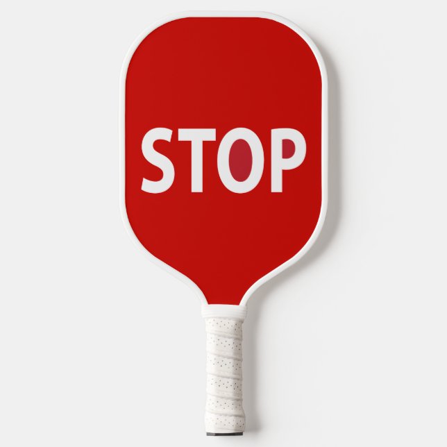 STOP and GO Design Pickleball Paddle (Front)