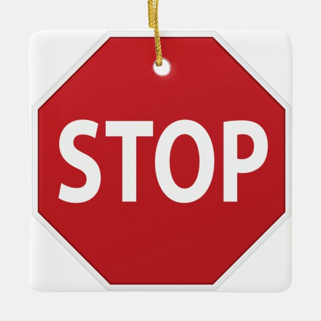 Stop and Go Ornament (Front)