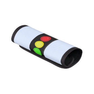 Stop and Go Traffic Lights Luggage Handle Wrap