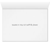 Stop and Smell the Flowers Card (Inside Horizontal (Bottom))