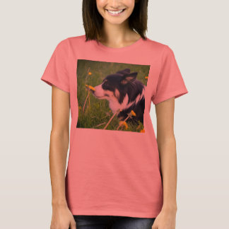 Stop and smell the flowers, customizable T-Shirt