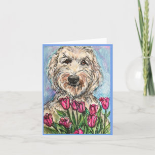 Stop and Smell the Flowers Letterpress Thank You Card