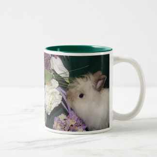 Stop and Smell the Flowers Two-Tone Coffee Mug