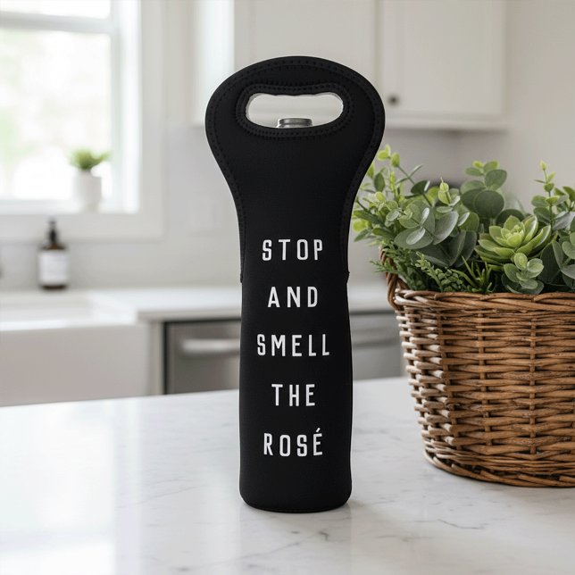 Stop and Smell the Rosé Wine Bag (Creator Uploaded)