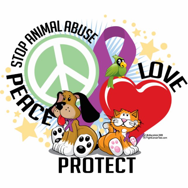Stop Animal Abuse PLP Cutout (Front)