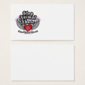 Stop Animal Abuse Wings (Front & Back)