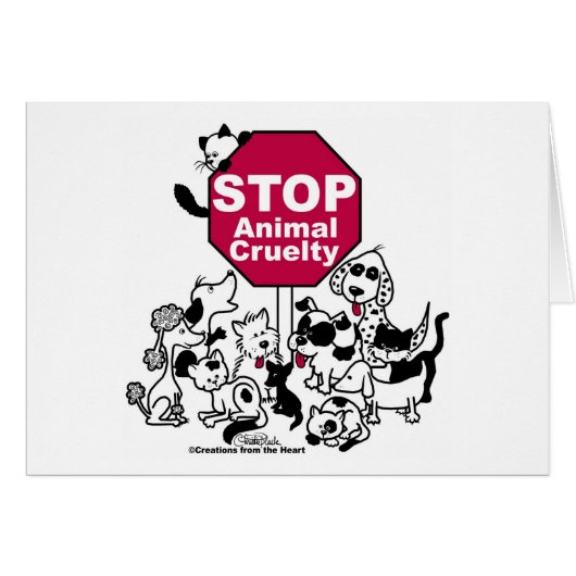 Stop Animal Cruelty (Front Horizontal)