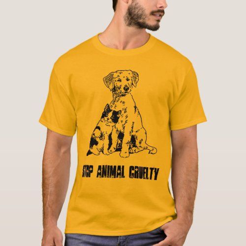 STOP ANIMAL CRUELTY T_Shirt