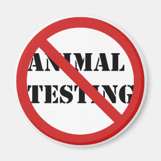stop animal testing magnet