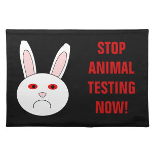 Stop Animal Testing Now Placemat