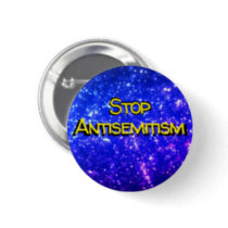 "Stop Antisemitism" Pinback Button