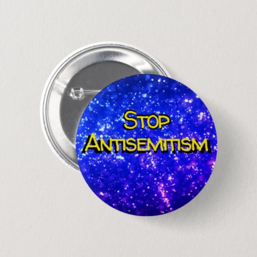 Stop Antisemitism Pinback Button