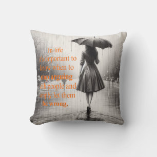 Stop Arguing and Let People Be Wrong Throw Pillow