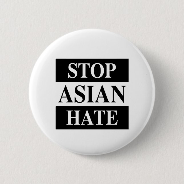 Stop Asian Hate Button (Front)