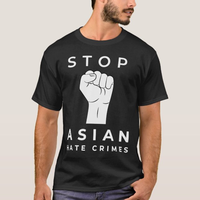 Stop Asian Hate Crimes Against Asian American Equa T-Shirt (Front)