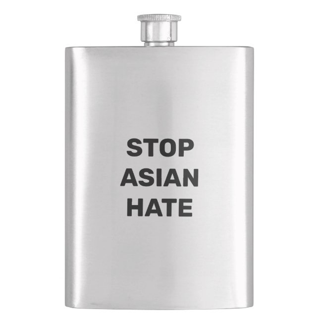 Stop Asian Hate,  Flask (Front)