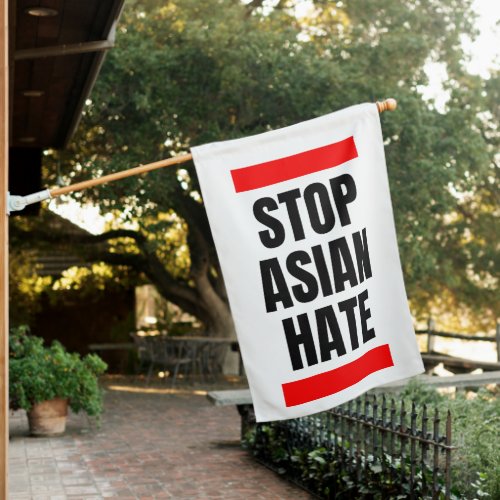 Stop Asian Hate House Flag