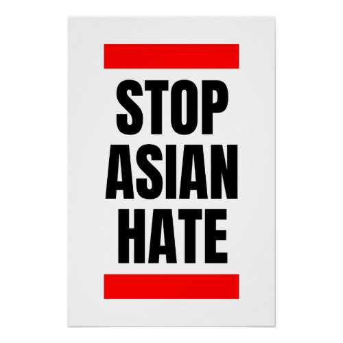 Stop Asian Hate Poster