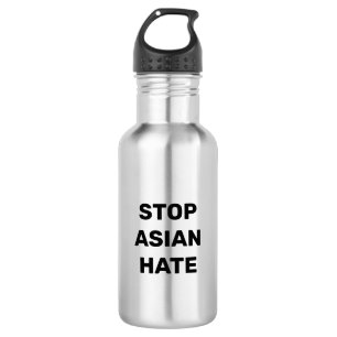 Stop Asian Hate,  Stainless Steel Water Bottle