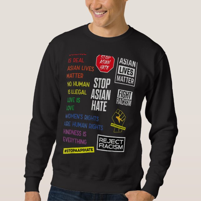 Stop Asian Hate Sweatshirt (Front)