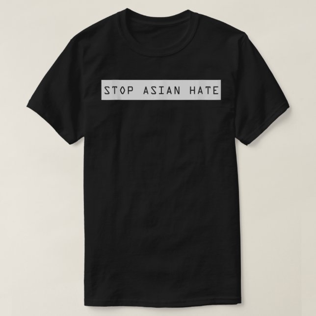 Stop Asian Hate  T-Shirt (Design Front)