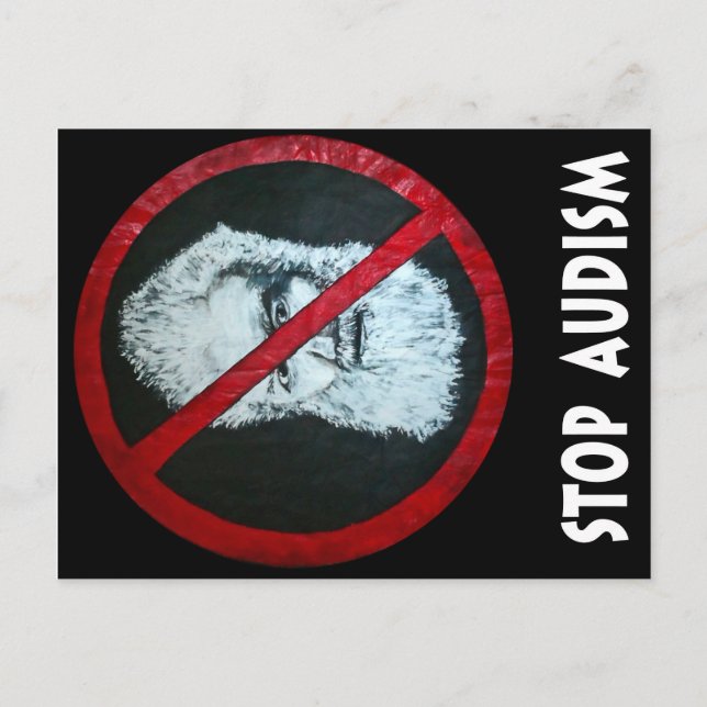 Stop Audism Postcard (Front)
