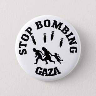 Stop Bombing Gaza Button