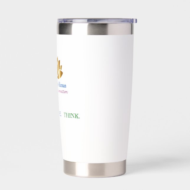 Stop Breathe Think Mug Insulated Tumbler (Left)