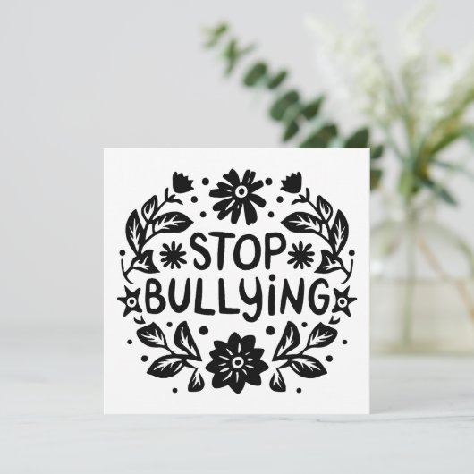 Stop bullying anti bully (Standing Front)
