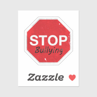 Stop bullying Anti-Bully Awareness Sticker