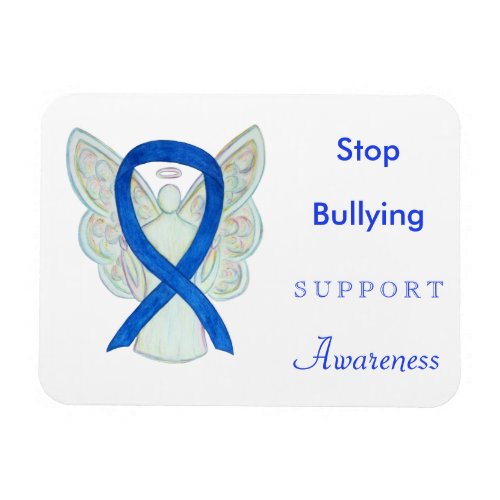 Stop Bullying Awareness Ribbon Angel Magnet