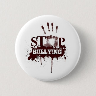 Stop bullying badge pinback button